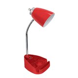 red touch table lamps