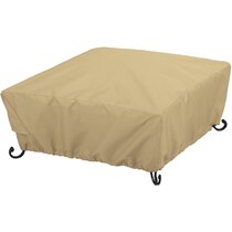 32”L x 32”W x 24 H Amolliar Fire Pit/Table Cover 32 inch by 32 inch,Black