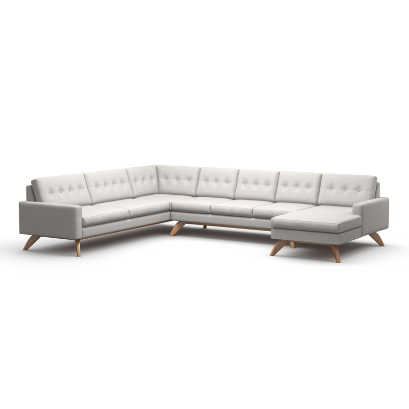 Luna Left Hand Facing 114 X 63 Sectional Sofa With Chaise