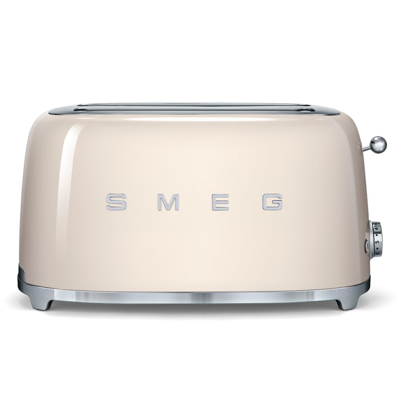 SMEG 4 Slice Long Slot 50s Retro Style Toaster & Reviews | Wayfair.ca