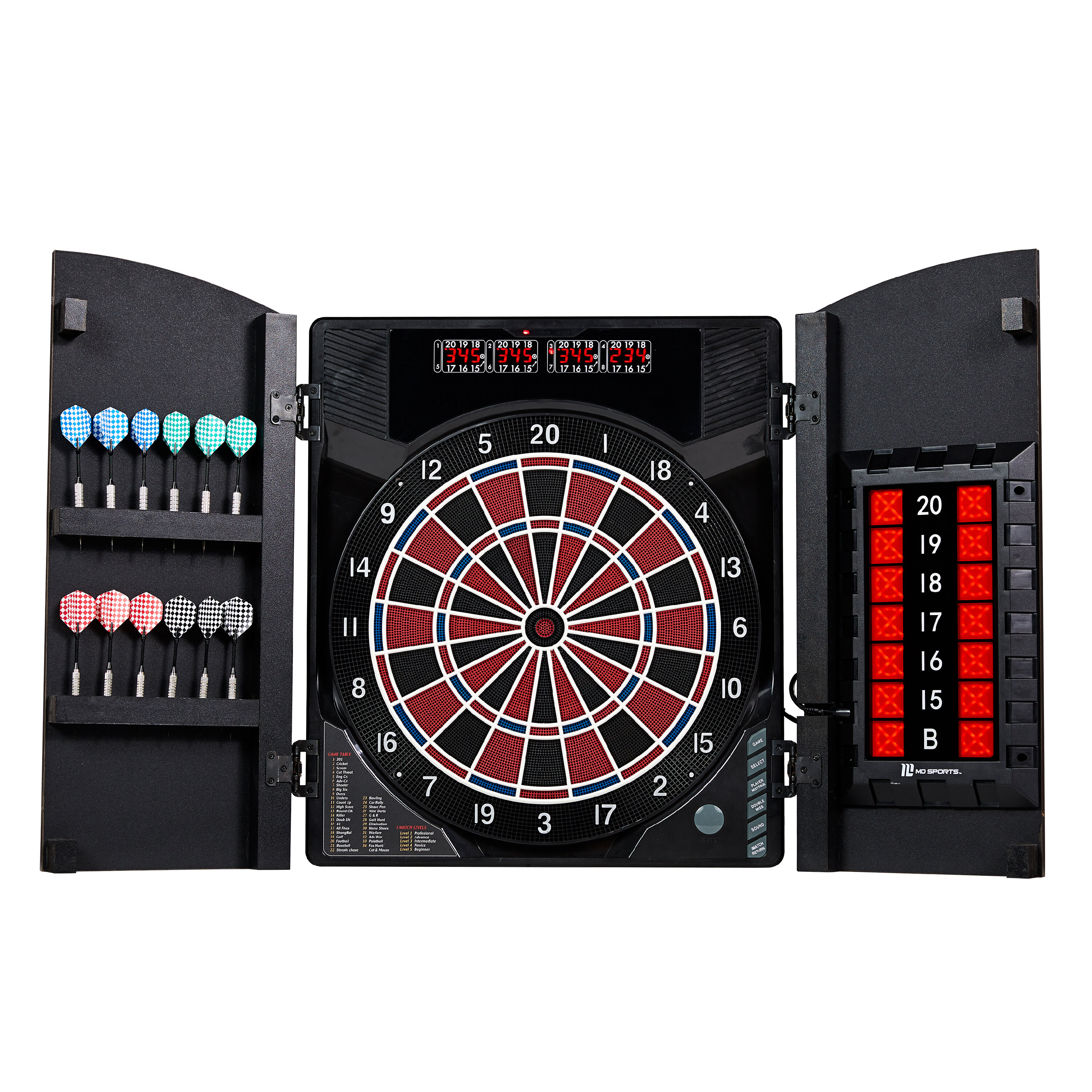 New Haven Electronic Dartboard with Darts