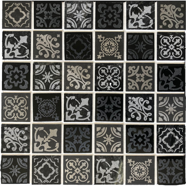 Mosaics4you Casa Vita Bella 2 0.3" x 2" Glass Mosaic Tile ...