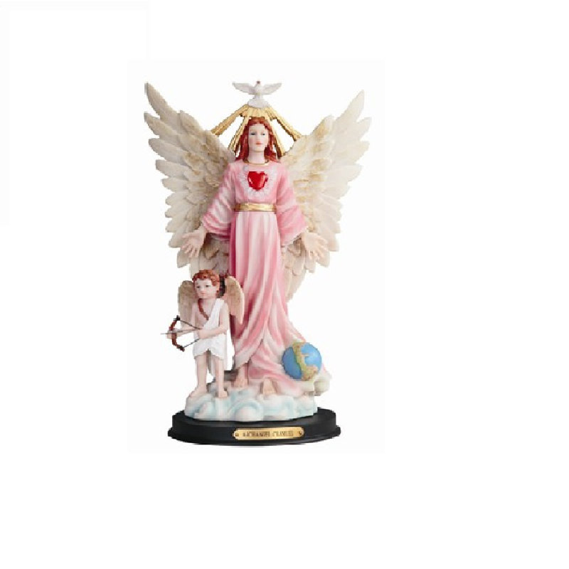 Celtic Angel of Music Figurine Bronze Finish Sparkling Wings