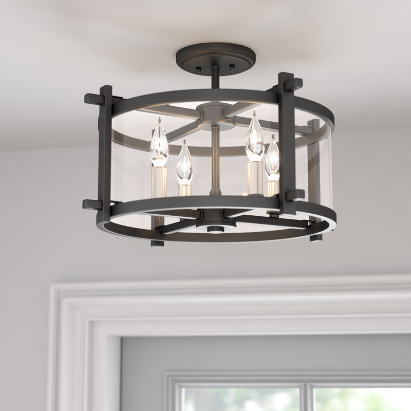 T Austin Design Yucca Valley 4 Light Semi Flush Mount Reviews Yucca Valley 4 Light Semi Flush Mount