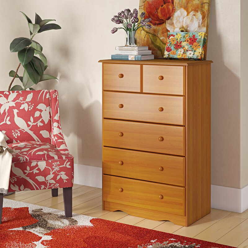 Charlton Home West Bridgewater 6 Drawer Chest Reviews Wayfair