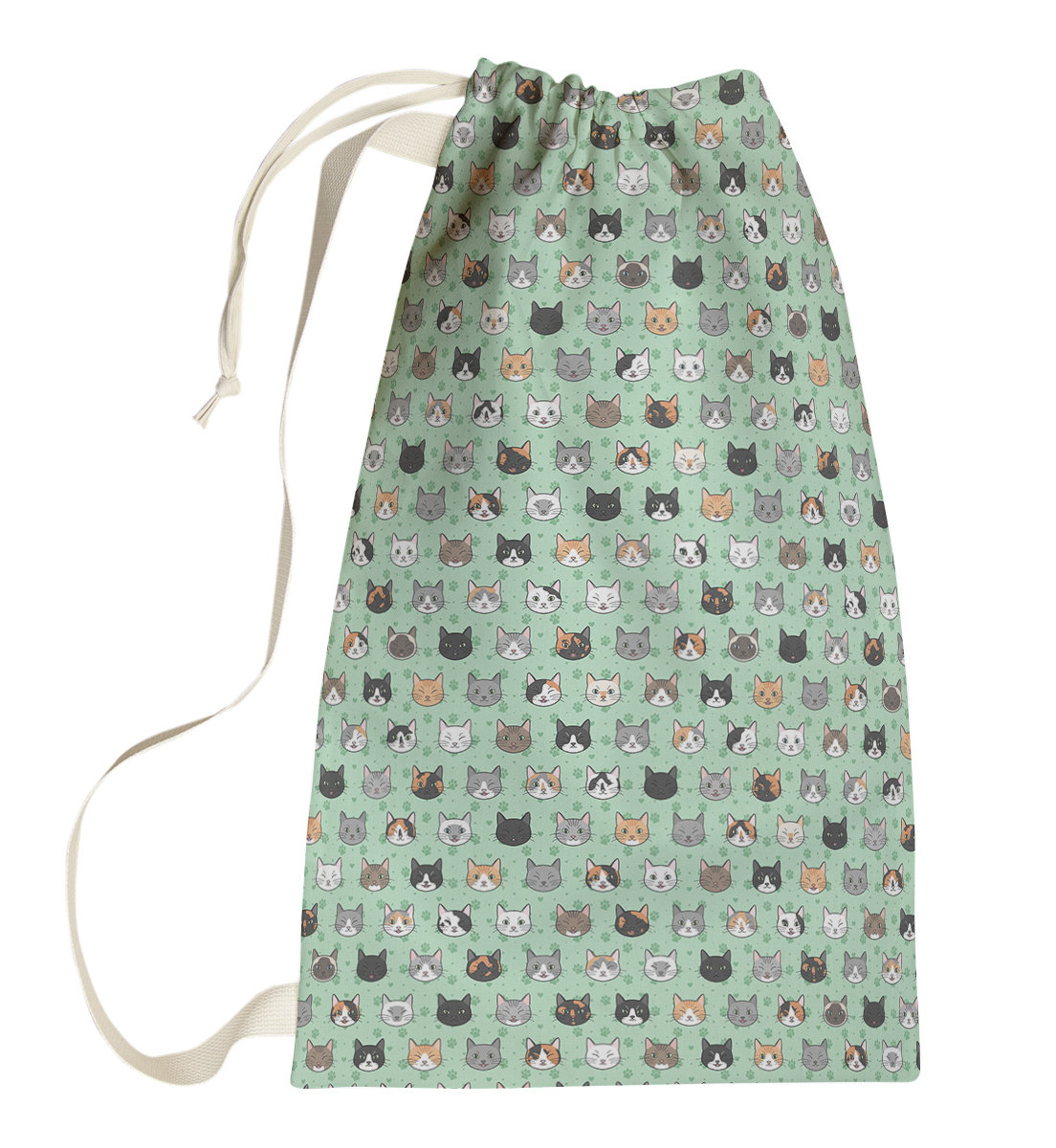 Ebern Designs Kitty Cat Laundry Bag Wayfair