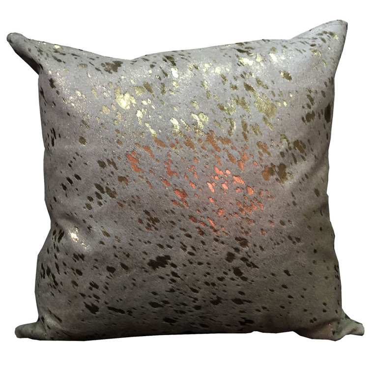 cowhide couch pillows