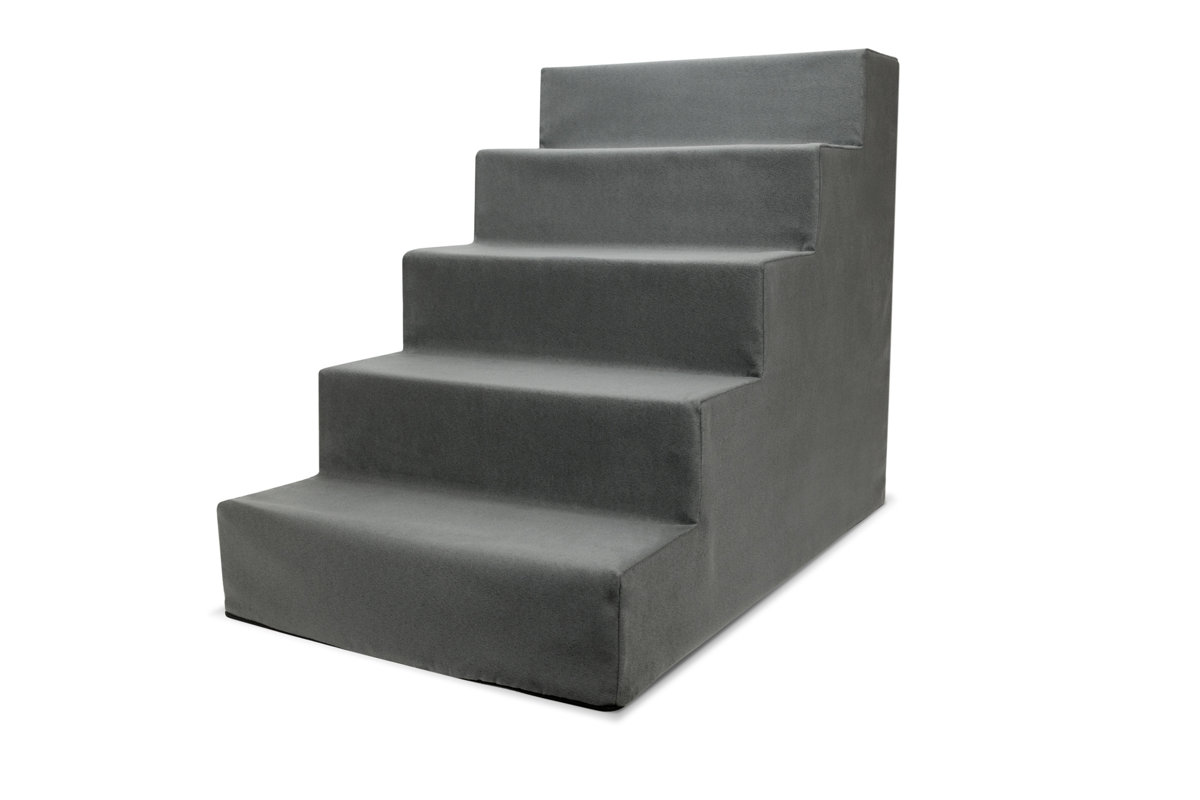 PreciousTails Homebase High Density Foam 5 Step Pet Stair PreciousTails Homebase High Density Foam 5 Step Pet Stair