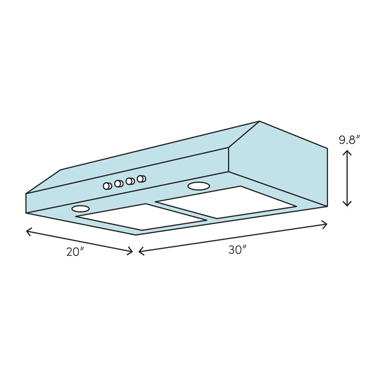 xtremeair under cabinet range hood