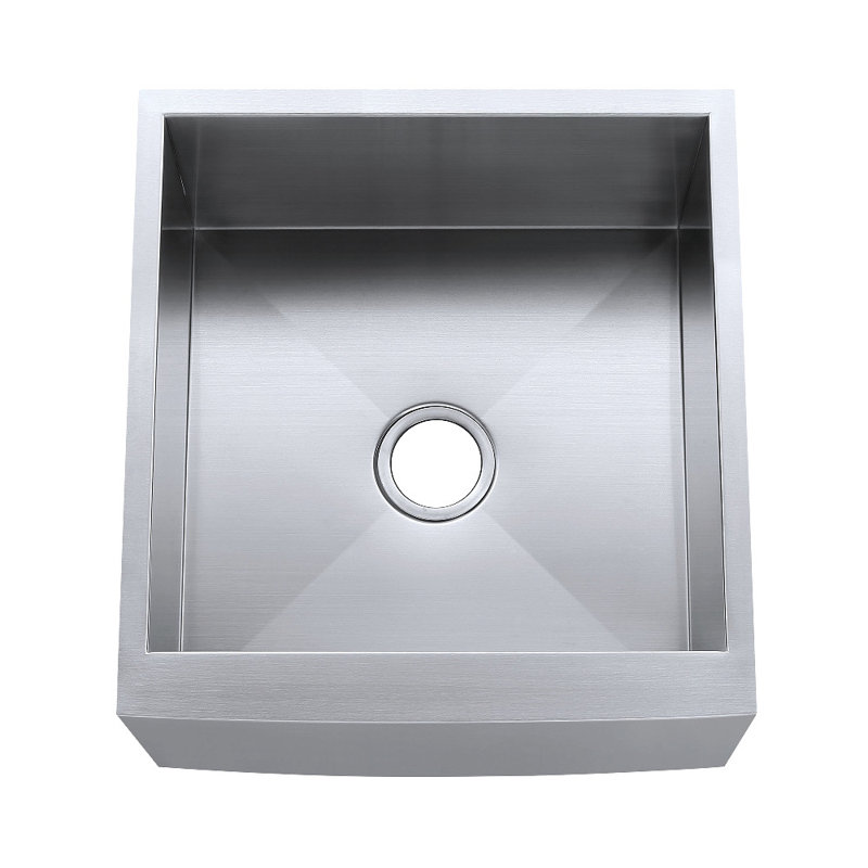 Kingston Brass Denver 19" L x 19" W Farmhouse Kitchen Sink ...