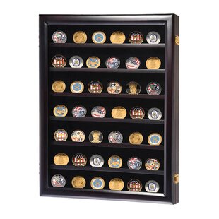 Rings are Not Included Trophies Collectible Championship Rings Display Case Box with 3 Holes and Slanted Glass Window for Any Championship Rings 