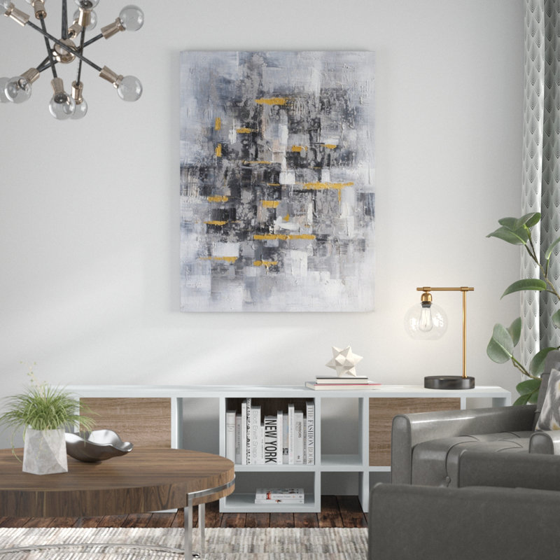 Wrought Studio Gold Tokens I Oil Painting Print On Wrapped