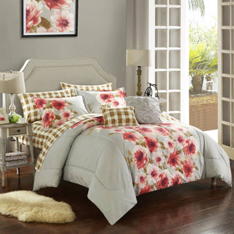 Bungalow Rose Overbey Super Silky Touch Micromodal Cotton Reversible Comforter Set Wayfair