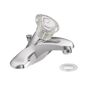 Chateau Single Handle Centerset Low Arc Bathroom Faucet
