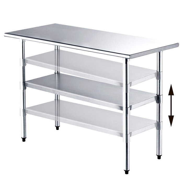 Latitude Run Seabeck 48 W Stainless Steel Workbench Reviews