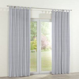Grey Silver Tab Top Curtains You Ll Love Wayfair Co Uk Jupiter Tab Top Panel Curtains
