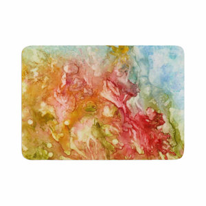 Rosie Fantasy Garden Painting Memory Foam Bath Rug