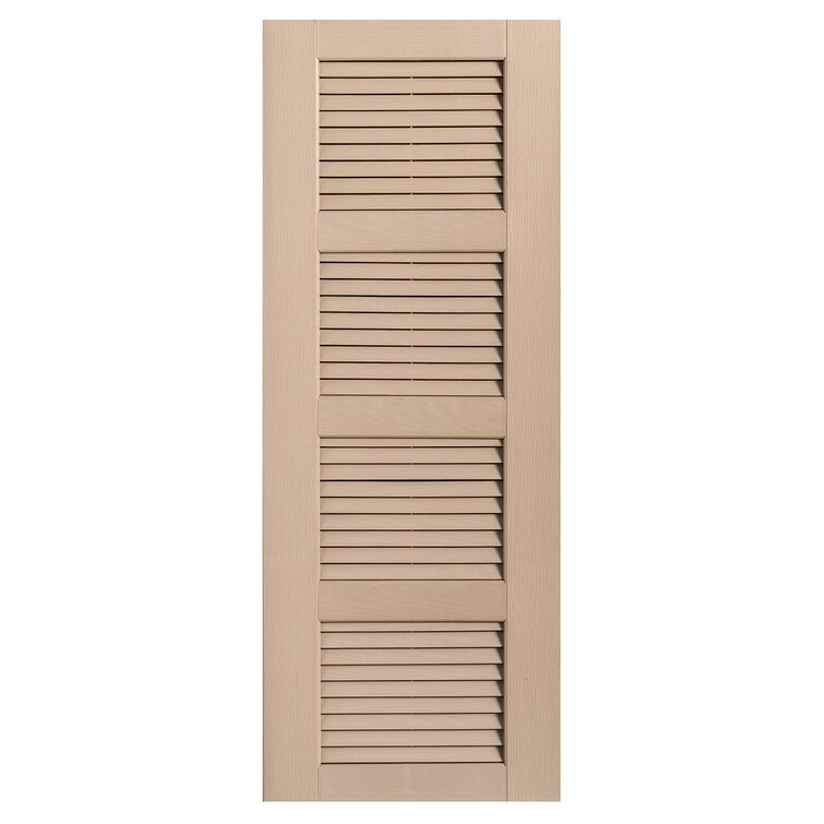 Vantage Classic Series 14 x 63 Shutters Louvered NEW WHITE 