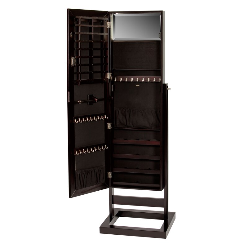 Mele & Co Verona Mirrored Jewelry Armoire