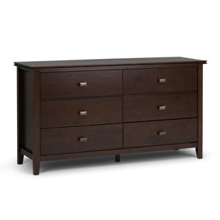 Gosport 6 Drawer Double Dresser by Three Posts