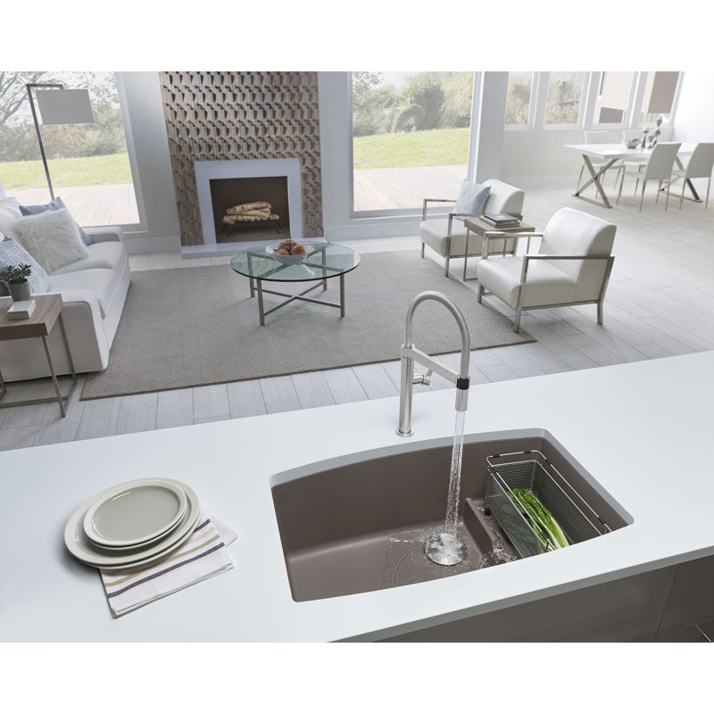 Blanco Culina Mini Semi Pro Pull Down Single Handle Kitchen Faucet
