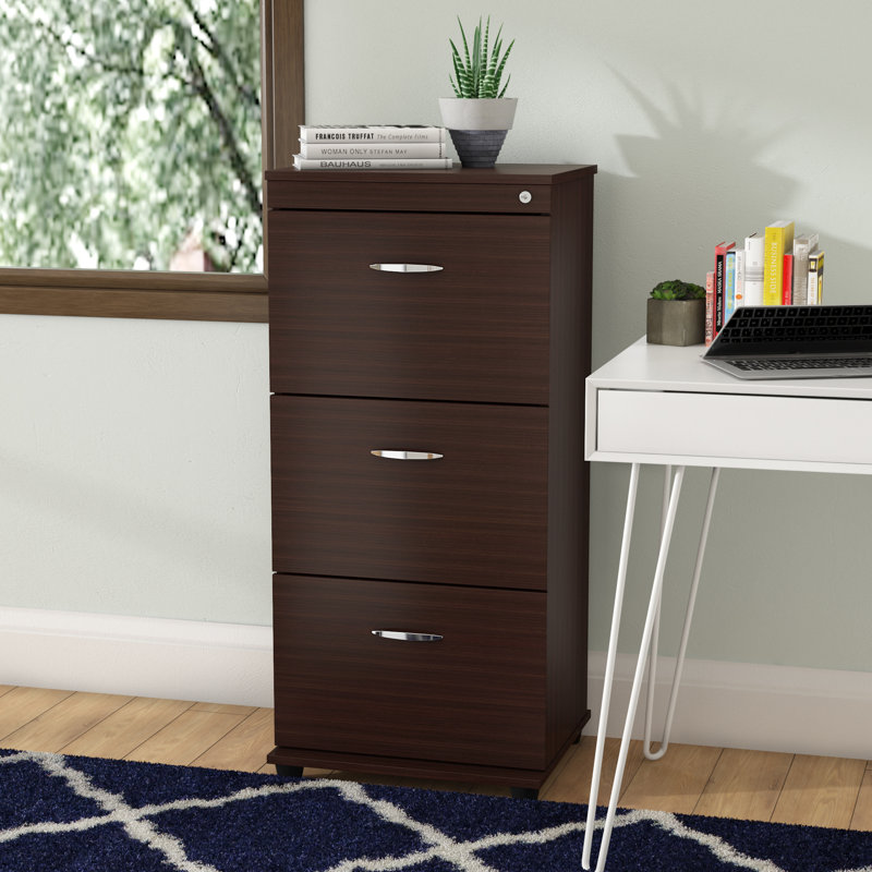 Ebern Designs Bayswater Commercial 3 Drawer Filing Cabinet