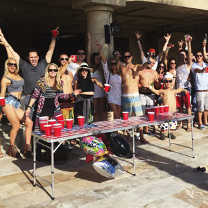 8 Foot Beer Pong Table & Tailgate Table