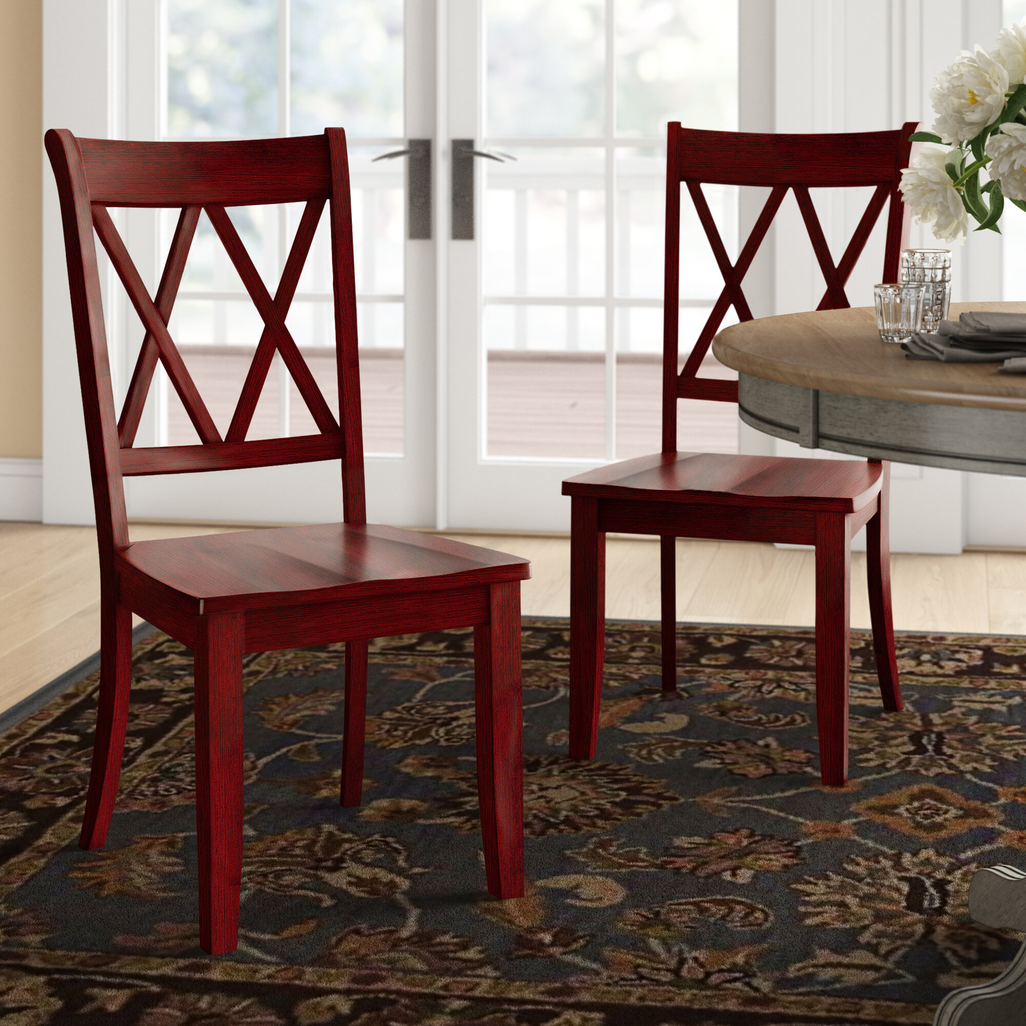 silky oak table and chairs