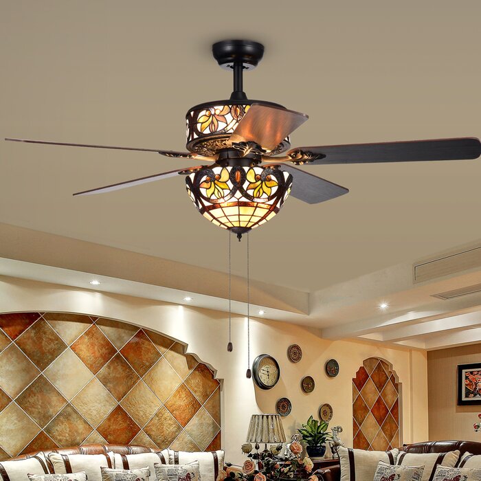 52 Cerny Flower 5 Blade Ceiling Fan