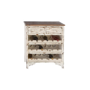 Edgecomb Wood 2 Drawer Wine Cabinet by Beachcres..