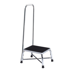 1-Step Steel Bariatric Step Stool with 600 lb. Load Capacity