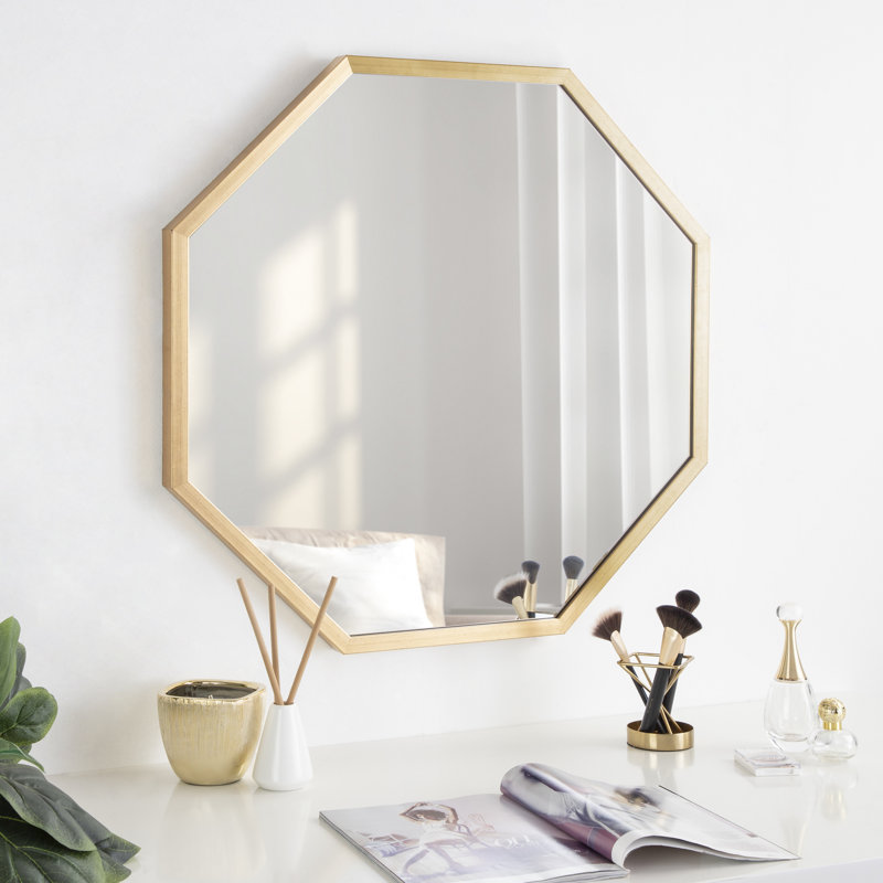 Mercer41 Saldivar Octagon Framed Accent Mirror