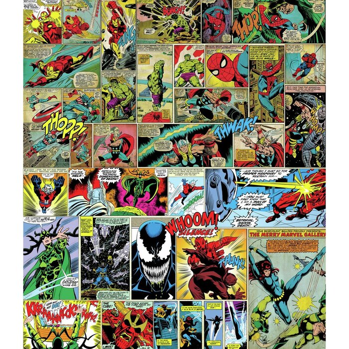 Room Mates MARVEL COMIC TAPESTRY - Wayfair Canada