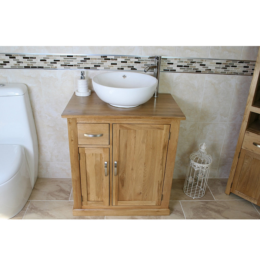 August Grove Trident 750Mm Free-standing Single Bathroom Vanity with ...
