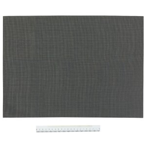 Ziczac Solid Chambray Seamed 6 Piece Placemat (Set of 6)