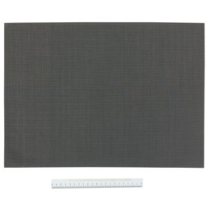 Ziczac Solid Chambray Seamed 6 Piece Placemat (Set of 6)