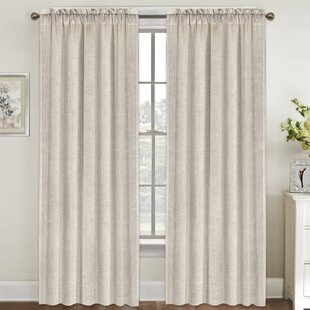 Linen Curtains Linen Drapes Free Shipping Over 35 Wayfair