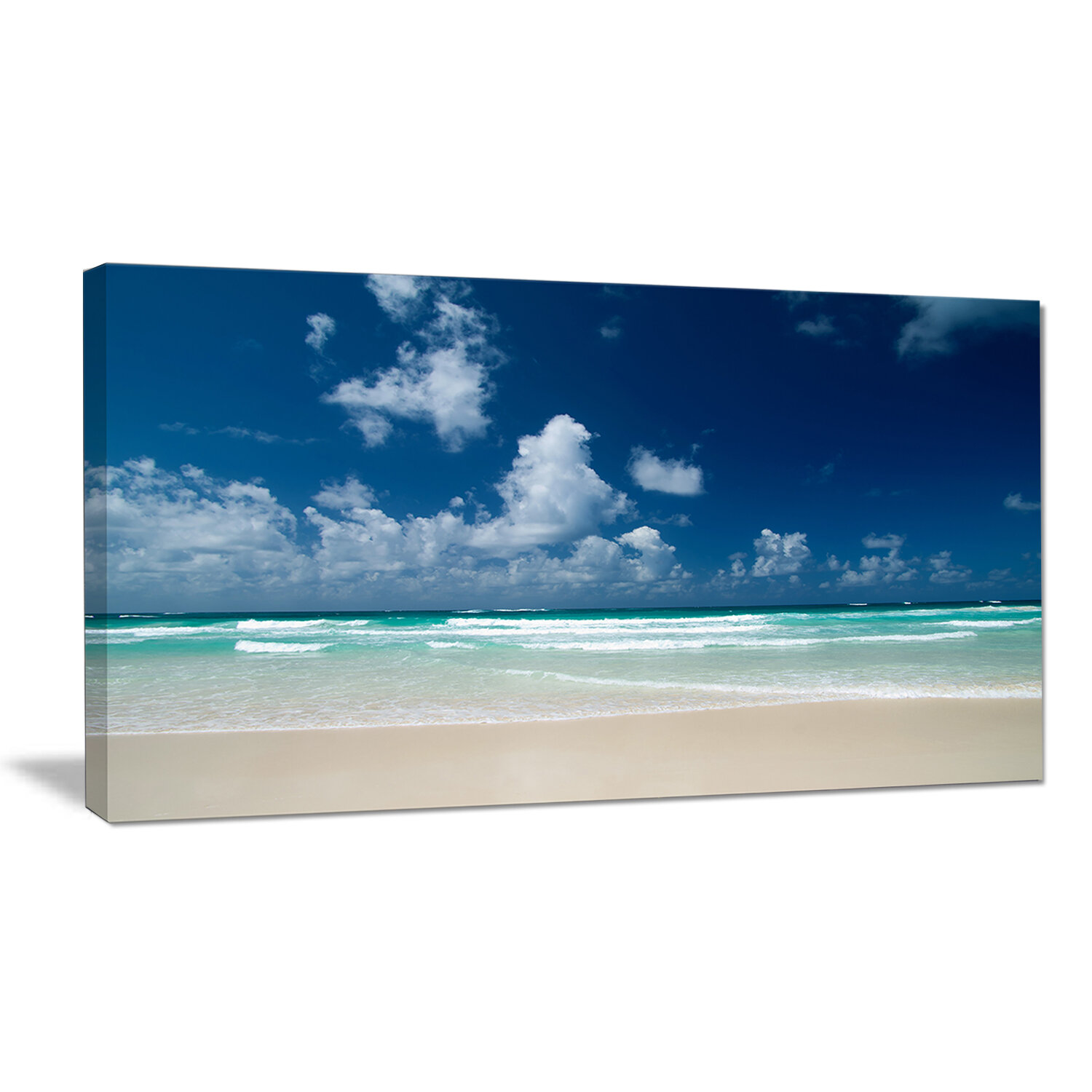Beach Sunset sky pier  home decor Australian made framed Stretched wall Canvas