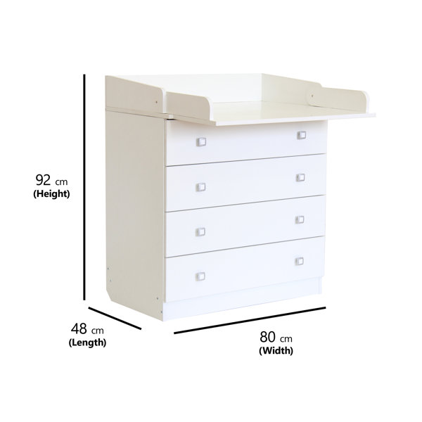 changing table guard rail