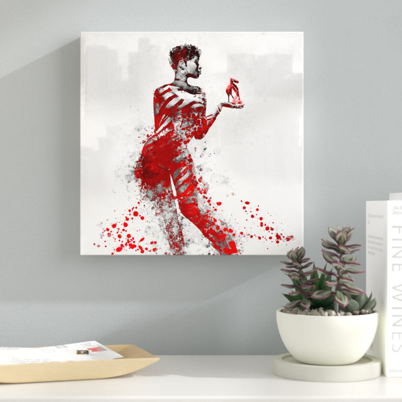 Ebern Designs New Age Style Contemporary Red Fashion African