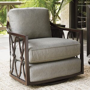 Royal Kahala Swivel Patio Chair with Cushions