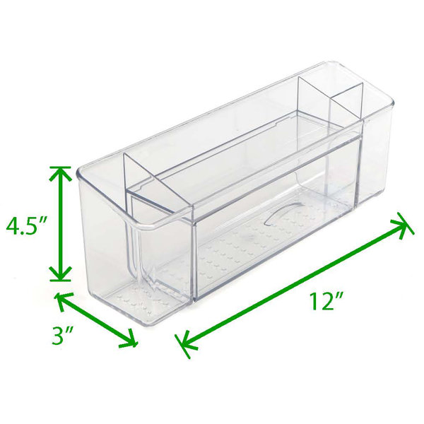 Mind Reader Cabinet And Pantry 4 5 H X 12 W X 3 D Drawer Organizer Wayfair