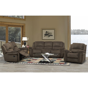 Edward 3 Piece Living Room Set by Brassex