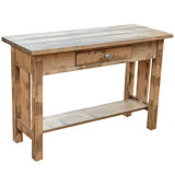 Tudor City 42 Solid Wood Console Table by Loon Peak®