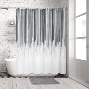 Cool Deer Waterproof Bathroom Polyester Shower Curtain Liner Water Resistant 