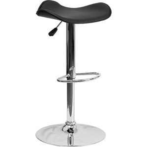 Adjustable Height Swivel Bar Stool by Vogue Furn..