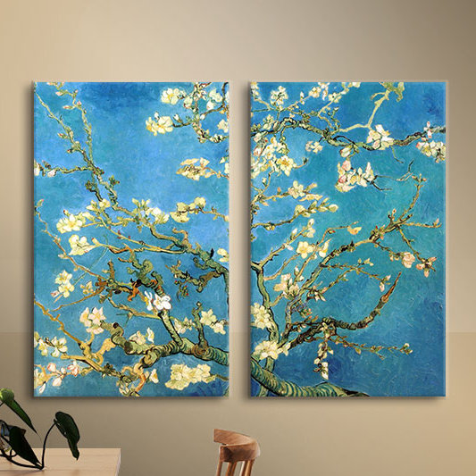 Vault W Artwork Almond Blossom By Vincent Van Gogh 2 Piece
