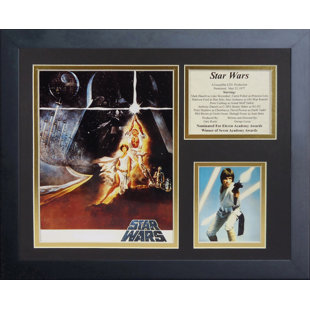 Star Wars Framed Posters Wayfair Star Wars Framed Memorabilia
