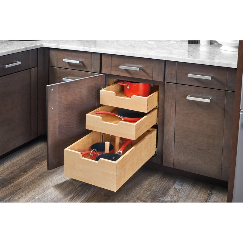 Rev A Shelf Wood Pilaster System Pull Out Pantry Wayfair