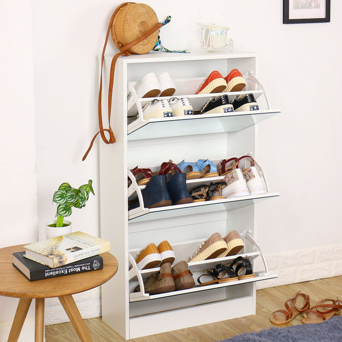 Ivy Bronx 18 Pair Stackable Shoe Storage Wayfair.ca